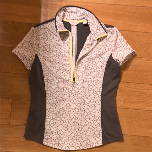 Callaway Tops - Callaway Fitted Polo Tee with Zipper